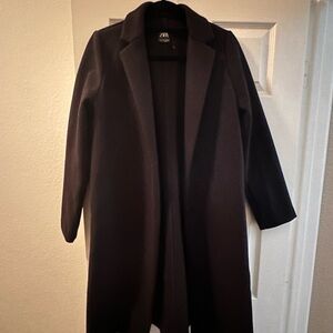 Zara open front trench coat